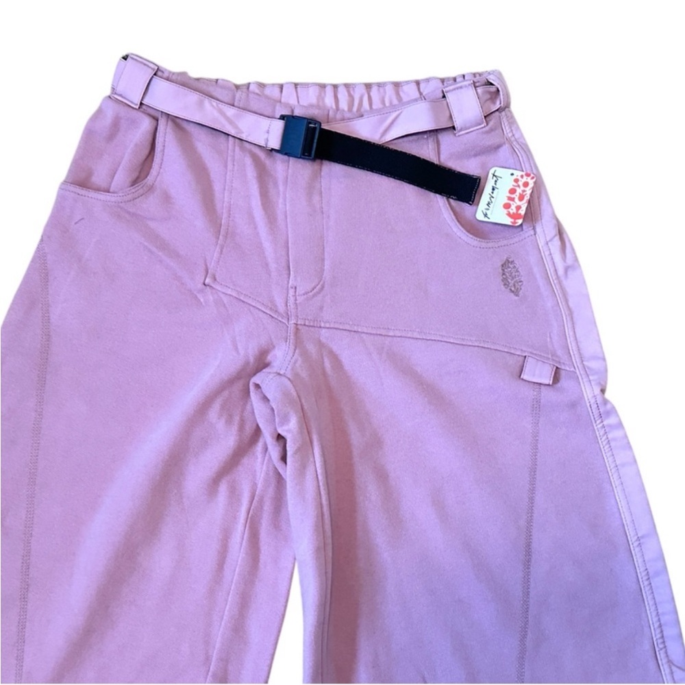 NWT Free People Ollie Pants in Vanilla Fig Size XL - Picture 5 of 8